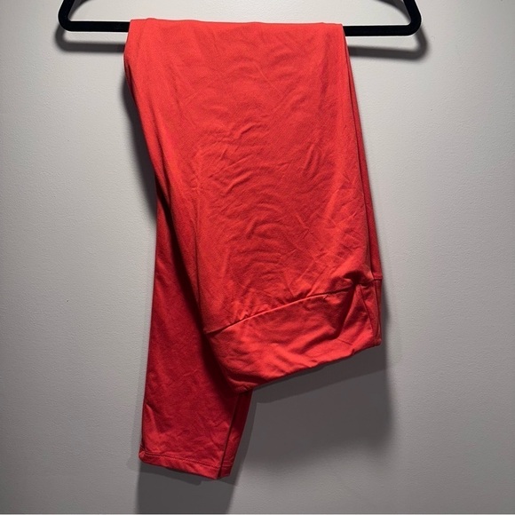 NWT LulaRoe OS Soft Leggings One Size 2-10 Small-Large Vibrant Fire Red/Orange - Picture 6 of 9